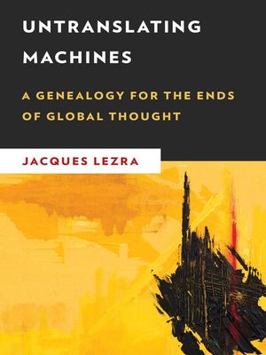 cover image of Untranslating Machines